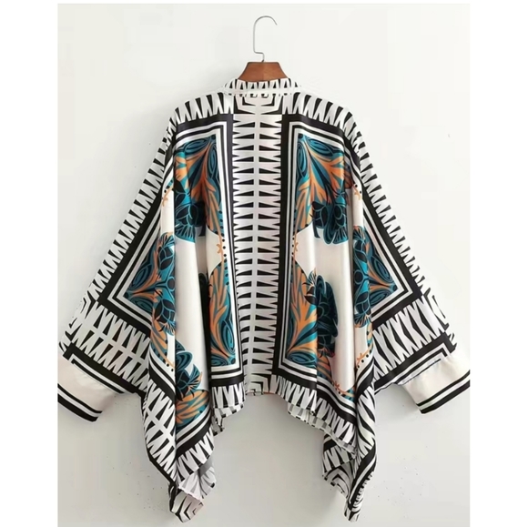 Beautiful 2 Pcs Tropical Print Pants Set - Picture 4 of 4